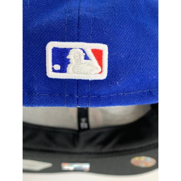 Chicago Cubs New Era 59FIFTY 2016 World Series Cap Size 7 Blue Fitted Hat 8167 - Picture 12 of 13